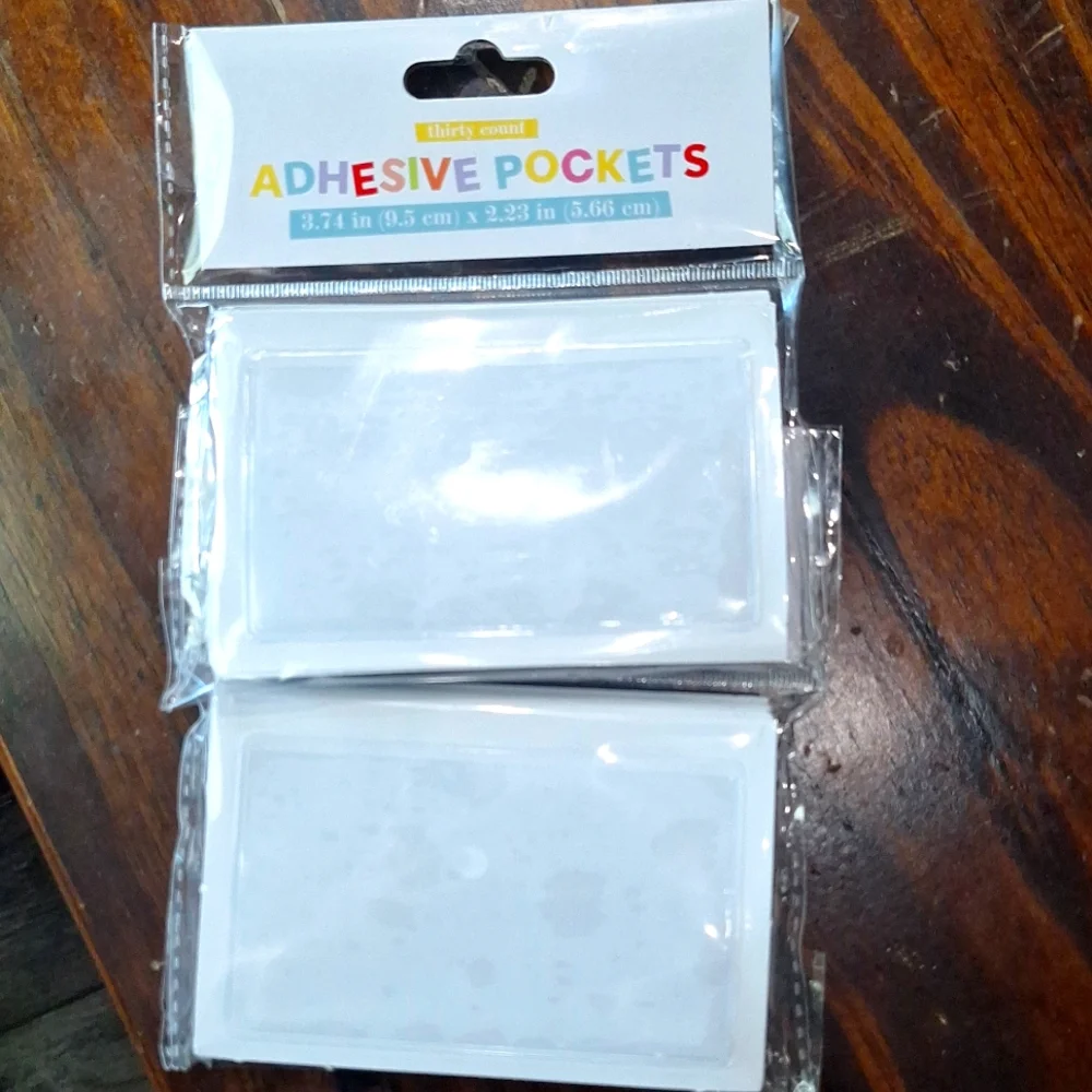 Adhesive Pockets 2 Sets of 30